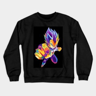 Vegeta Dragon Ball Wpap Pop Art Crewneck Sweatshirt